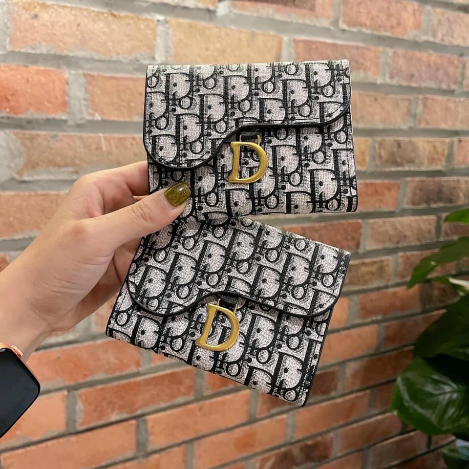 Ví gập nữ Diorrr, ví cầm tay, ví một ngăn đựng tiền _ Một chút cute store
