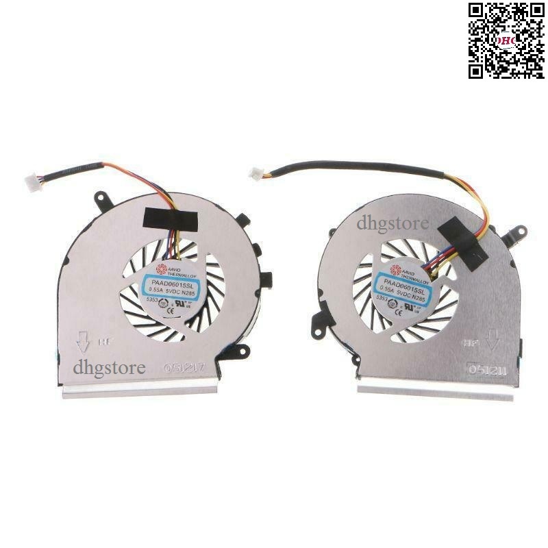 Fan quạt tản nhiệt CPU-GPU laptop MSI GE62 GP62 GE72 PE60 PE70 GL62 GL72 GV62 4Pin