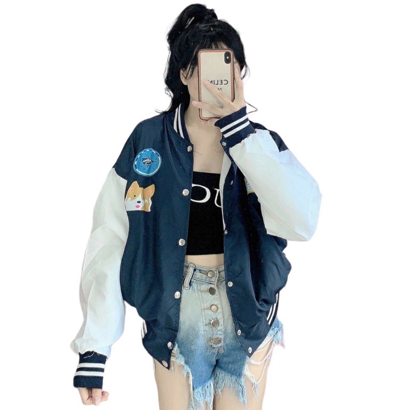 Áo Khoác Bomber Nữ Hình Cáo Siêu Đẹp - ĐĂNG QUANG FASHION