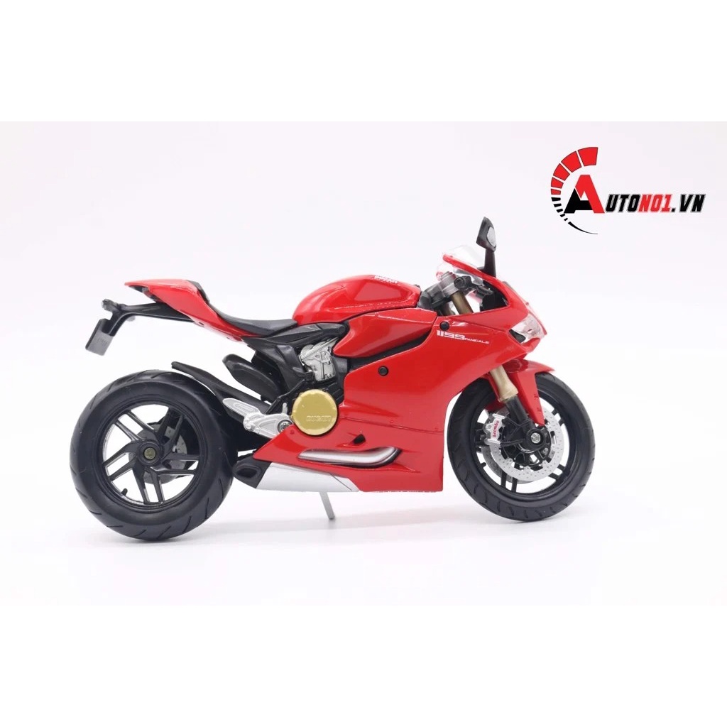 MÔ HÌNH XE DUCATI 1199 PANIGALE 2011 RED 1:12 MAISTO 2222A