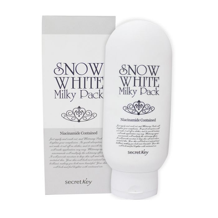 KEM DƯỠNG TRẮNG DA BODY SNOW WHITE MILKY PACK SECRET KEY 200ML [HÀN QUỐC]