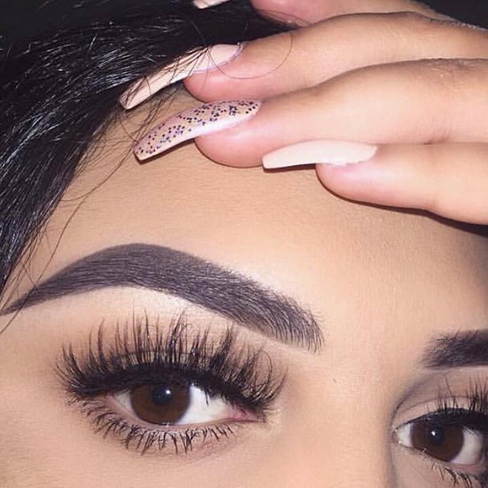 XIANTIN Set 10 Cặp Lông Mi Giả SKONHED Tạo Hiệu Ứng Trang Điểm 3D Tự Nhiên