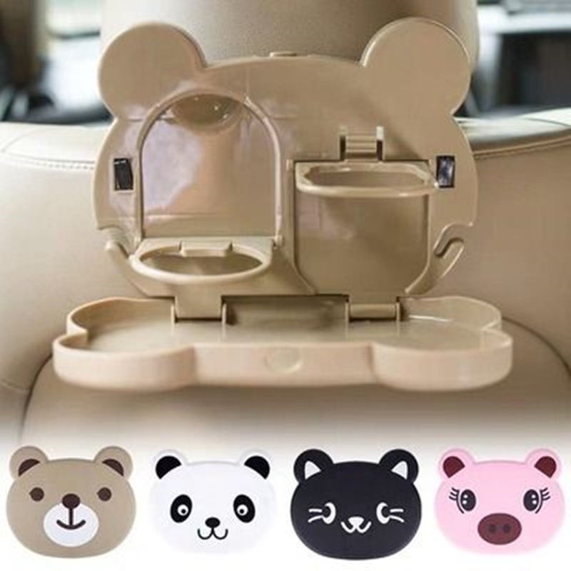 Bàn Ăn / Giá Đỡ Cốc Nước Đa Năng Gấp Gọn Gắn Lưng Ghế Ngồi Xe Hơi Tiện Dụng