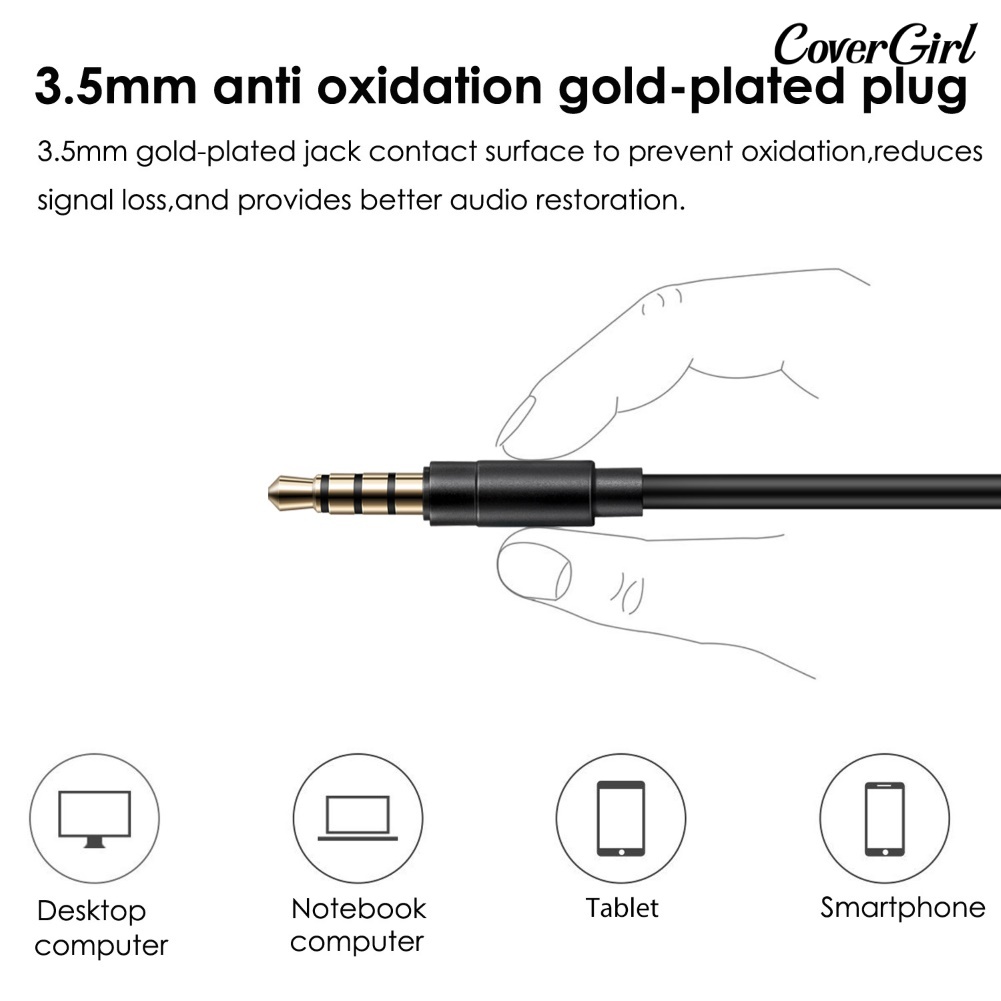 Tai Nghe Nhét Tai Có Dây 3.5mm Kèm Mic Cho Điện Thoại | BigBuy360 - bigbuy360.vn