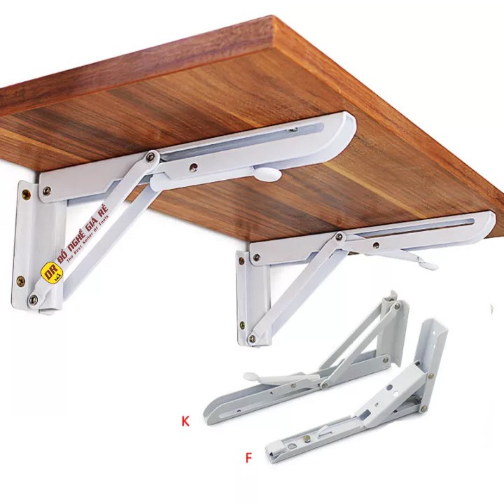 Bản lề gập, ke gập thông minh, giá đỡ bàn gập, phụ kiện bàn gập bộ 2 cái
