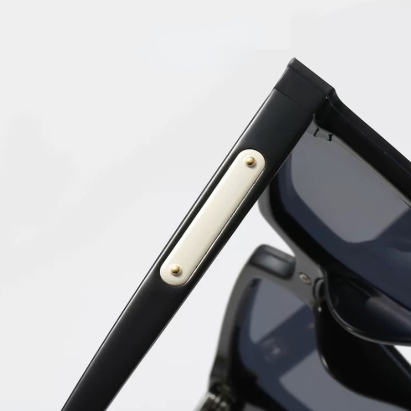 (KIQI-FASHION) COD Kính Chống Nắng Chống Tia UV Gọng Vuông Lớn Thời Trang Hàn Quốc Cổ Điển Dành Cho Nam Và Nữ