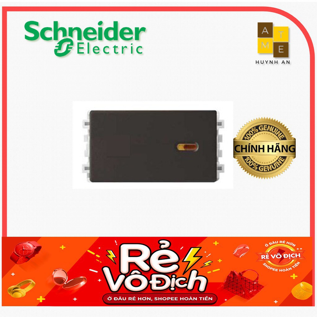 Công Tắc 2 Chiều size S ( nhỏ ) Cao Cấp Zencelo, Màu Nâu, Hãng Schneider Electric Dùng Cho Nhà Ở Văn Phòng