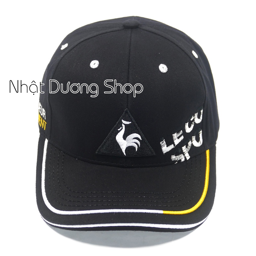 Nón kết KaKi thêu hình Con Gà kiêu LE CO SPO cao cấp, khóa gài - Kiểu dáng thời trang cá tính thích hợp cho mọi người