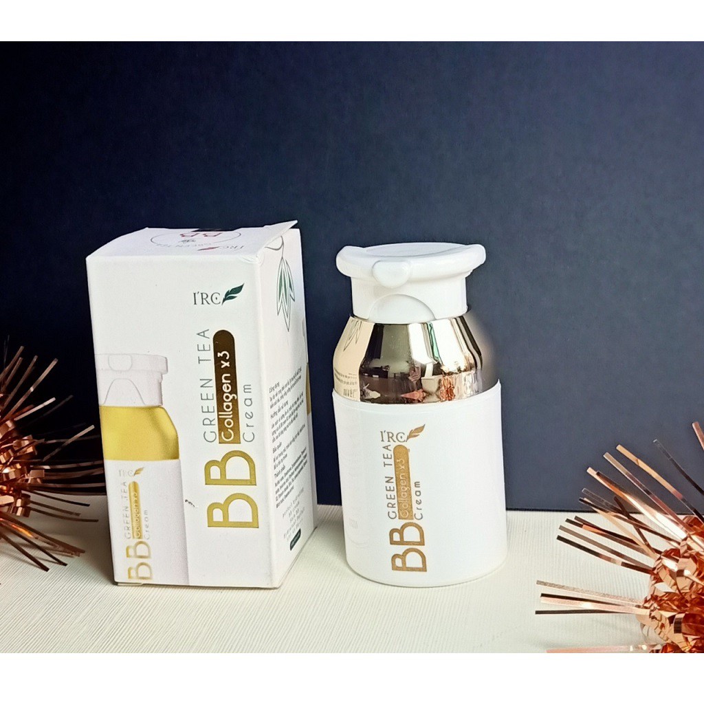 Kem nền che khuyết điểm BB Cream GreenTea IRC cho da dầu mụn chống nắng dưỡng da | BigBuy360 - bigbuy360.vn