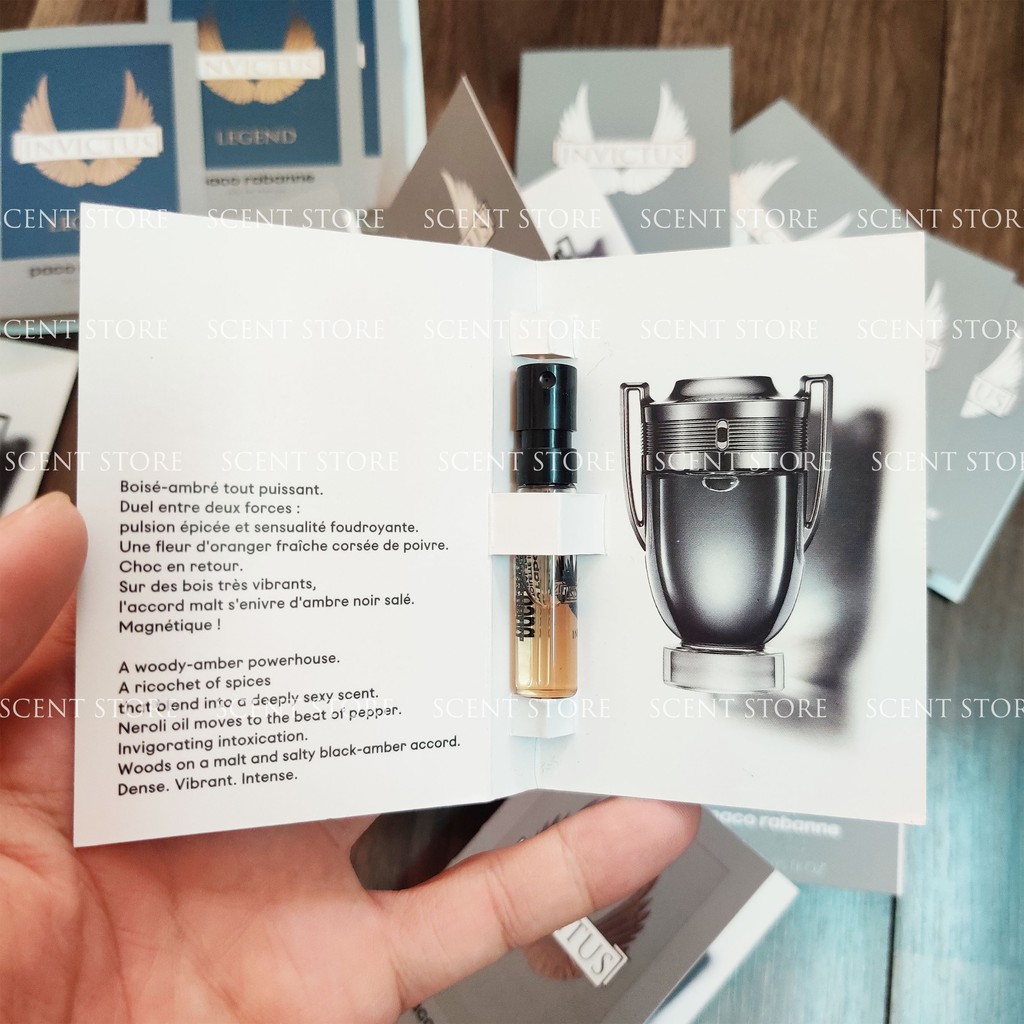 Scentstorevn - Vial chính hãng nước hoa Paco Rabanne Invictus [1.5ml]