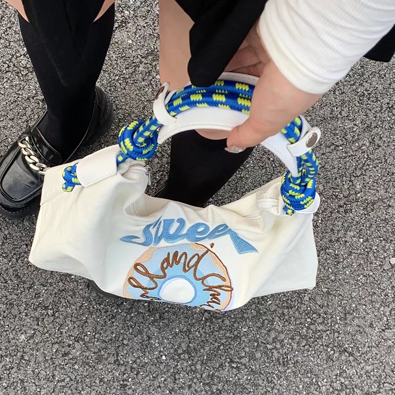 Túi Đeo Vai Bằng Vải canvas Sức Chứa Lớn Thân Thiện Với Môi Trường Phong Cách Nhật Bản Cho Nữ