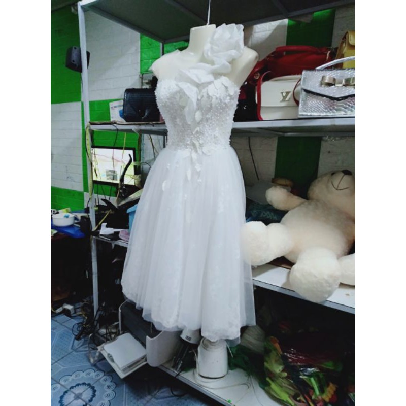 Váy trắng đi tiệc siêu xinh💗💗💗Hàng độc quyền