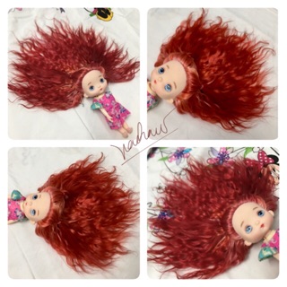 Búp bê Holala tóc lông dê kèm đầm giày y hình - Em Hai Vy