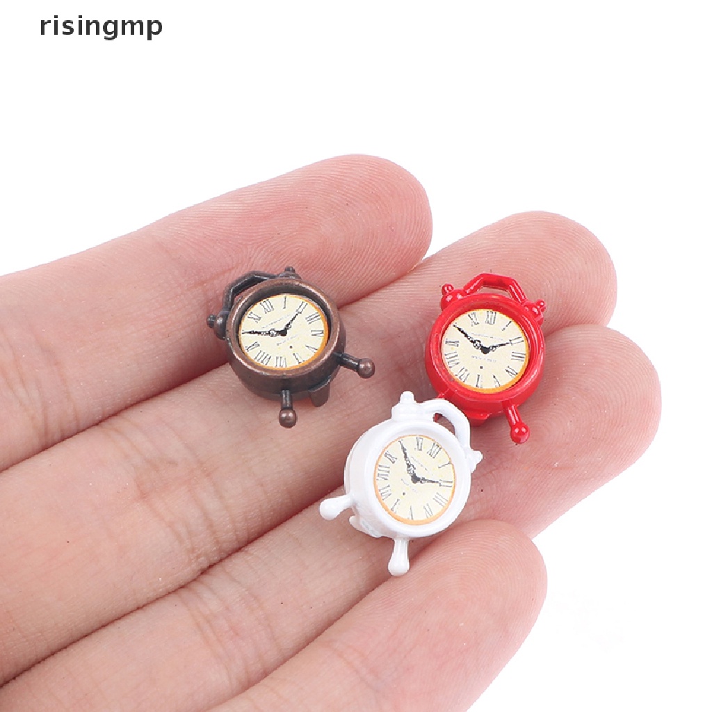 1 Đồng Hồ Báo Thức Tỉ Lệ 1: 12 Trang Trí Nhà Búp Bê ♨Hot