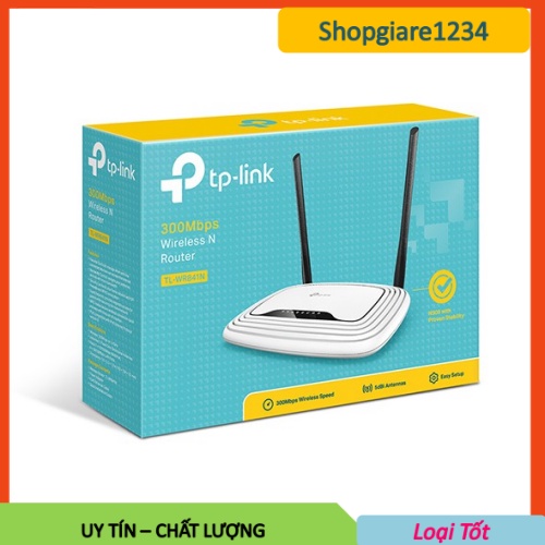 Bộ Phát Wifi TPLINK WR 841N 300Mbps Ver 14.0 - BH Chính Hãng 24 Tháng Tem ANC