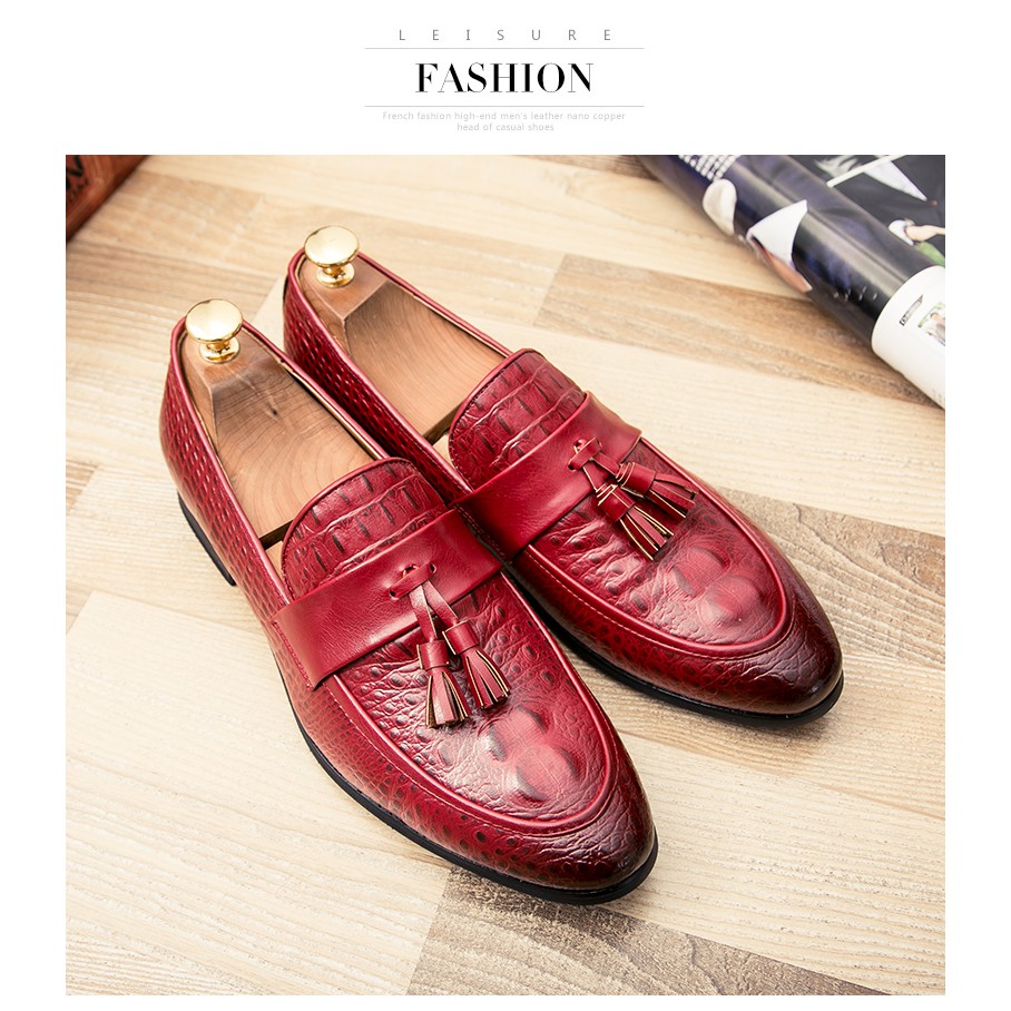 Giày lười nam vân cá xấu thời trang của Mr. Europe (Có ảnh feed back) | BigBuy360 - bigbuy360.vn