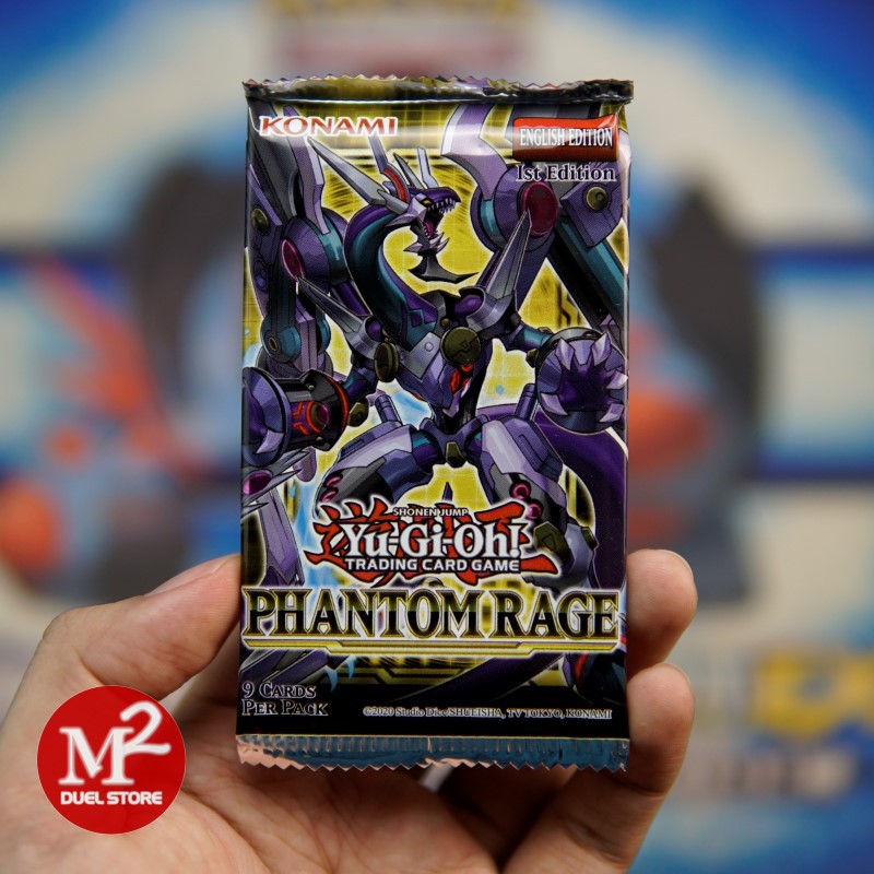 Hộp thẻ bài Yugioh Phantom Rage Booster Box sealed - 24 Packs - Nhập khẩu từ Hoa Kỳ USA