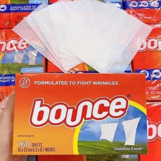 Giấy Thơm Quần Áo Bounce Giấy Thơm Làm Mềm Vải Và Khử Mùi Ẩm Mốc Chính Hãng Nhập Khẩu Từ Mỹ