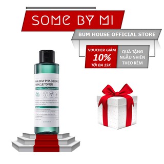 Nước hoa hồng some by mi aha- bha- pha 30 days miracle toner