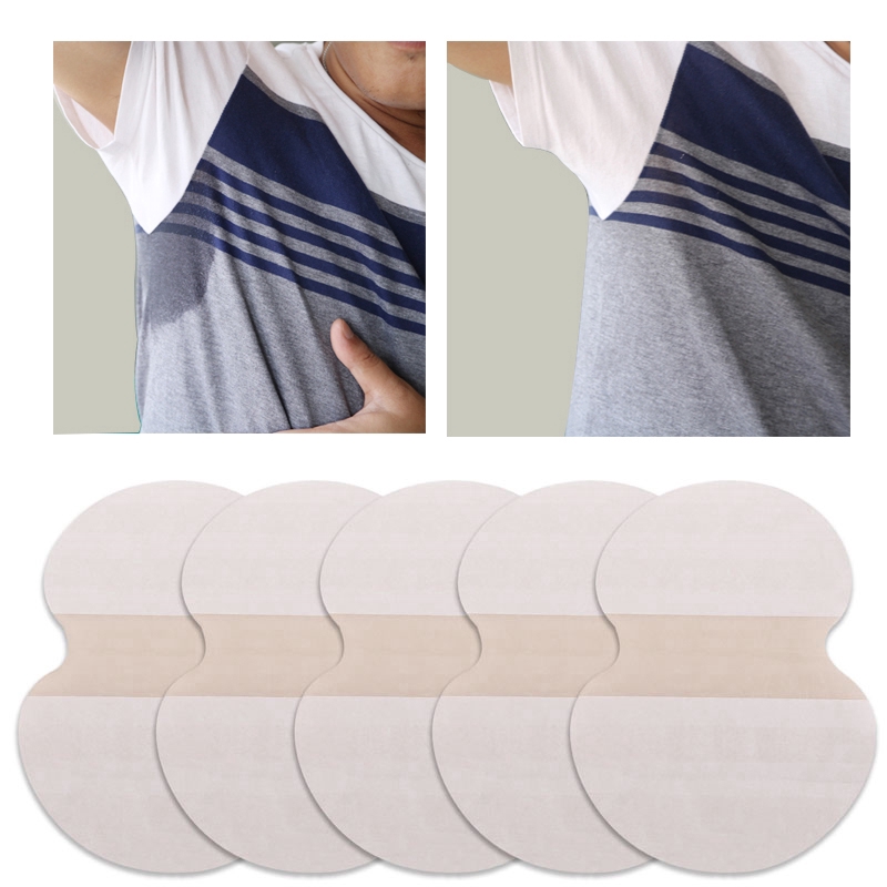 Set 10 Miếng Dán Vải Không Dệt Thấm Hút Mồ Hôi Vùng Da Dưới Cánh Tay Dùng Một Lần