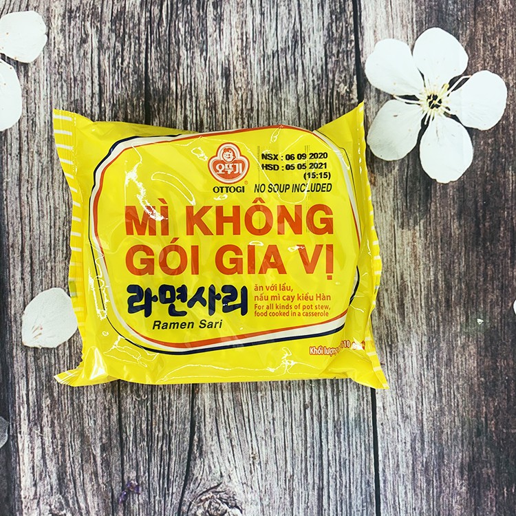 Mì không gói gia vị Ottogi Hàn quốc 110g/gói
