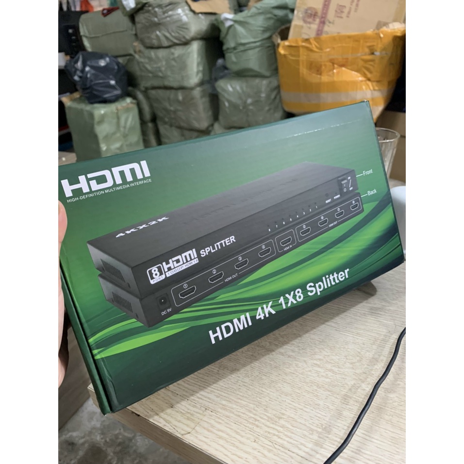 Bộ chia HDMI 1/8 ARIGATO đảm bảo chất lượng vỏ hộp ngãu nhiên TTBO's