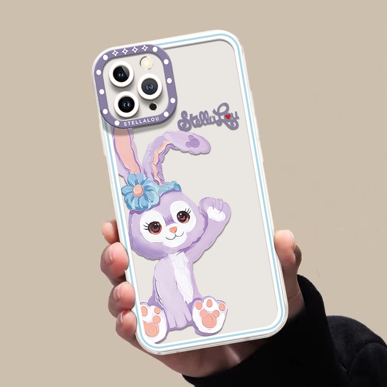 Ốp Điện Thoại Silicon TPU Mềm Trong Suốt Họa Tiết Dễ Thương Chống Sốc Cho IPhone 13 12 11 Pro X XR XS Max 6 6S 7 8 Plus