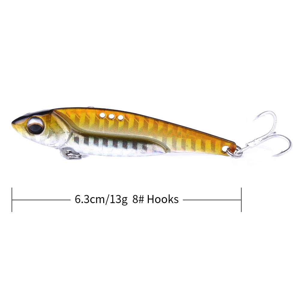 HENGJIA 1PC VIB 13G 16G 20G Vibe Fishing Lure swimming wobbler crankbait metal lead jigs bait