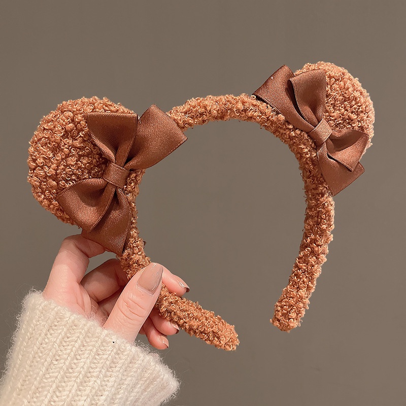 Băng Đô Cài Tóc Phối Lông Dễ Thương Thời Trang Cho Nữ 2022