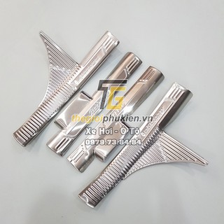 [Mã LIFEAU5SALE giảm 20k đơn 50k] Ốp bậc cửa, Nẹp bước chân trong, ngoài xe Mitsubishi Attrage 2015- 2022 – Mẫu Inox