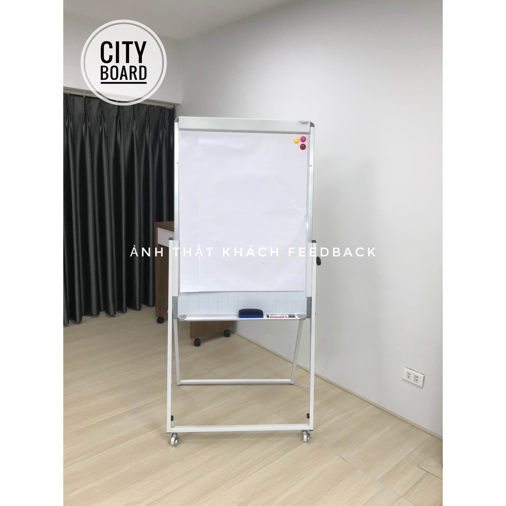 BẢNG FLIPCHART , KT 60x90cm, 60x100cm dòng Super - Bảng Cường Thúy ( Tặng kèm nam châm, bút và bông lau)