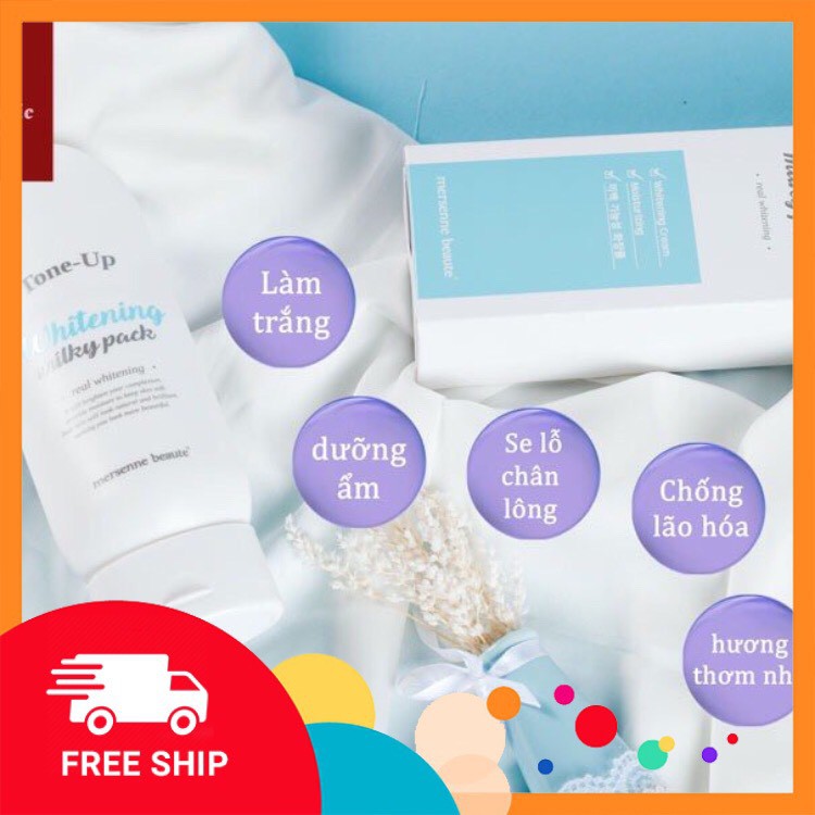 KEM DƯỠNG BODY ⚡FREE SHIP⚡ / TONE UP /Kem dưỡng trắng da body toàn thân Tone Up Whitening Milky Pack Hàn Quốc