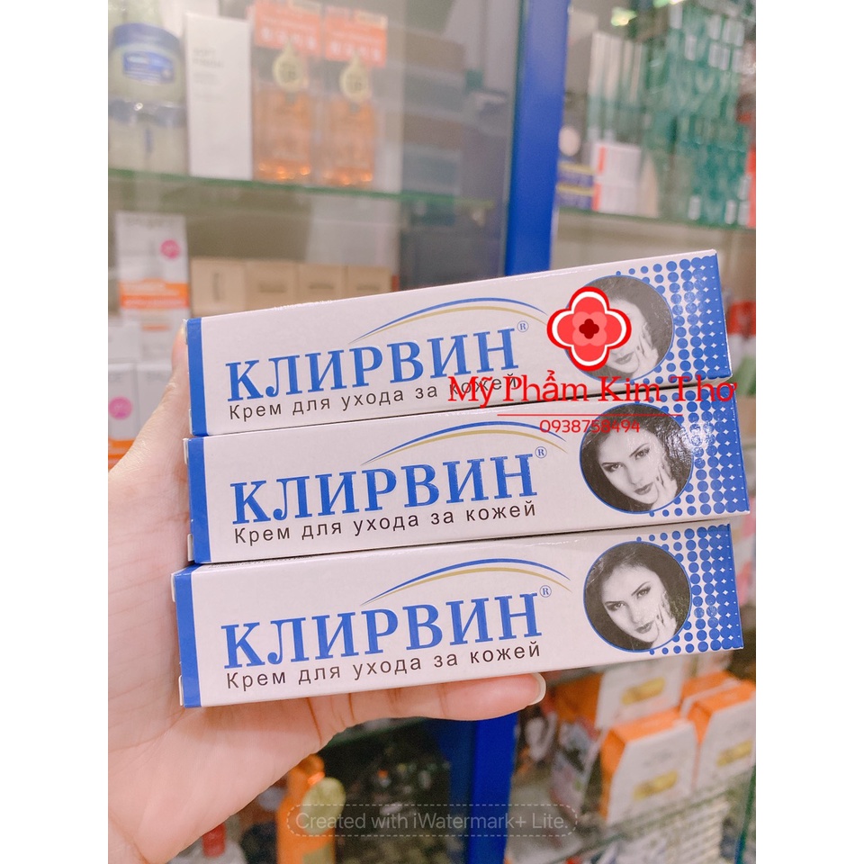 Kem xóa mờ sẹo Nga Klirvin - date mới nhất - Kem sẹo Nga