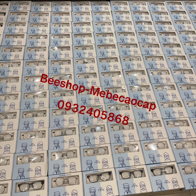 Kính chống tia UV và ánh sáng xanh bảo vệ mắt chống cận,chống nhức mỏi mắt cho bé và người lớn[Made in Korea]