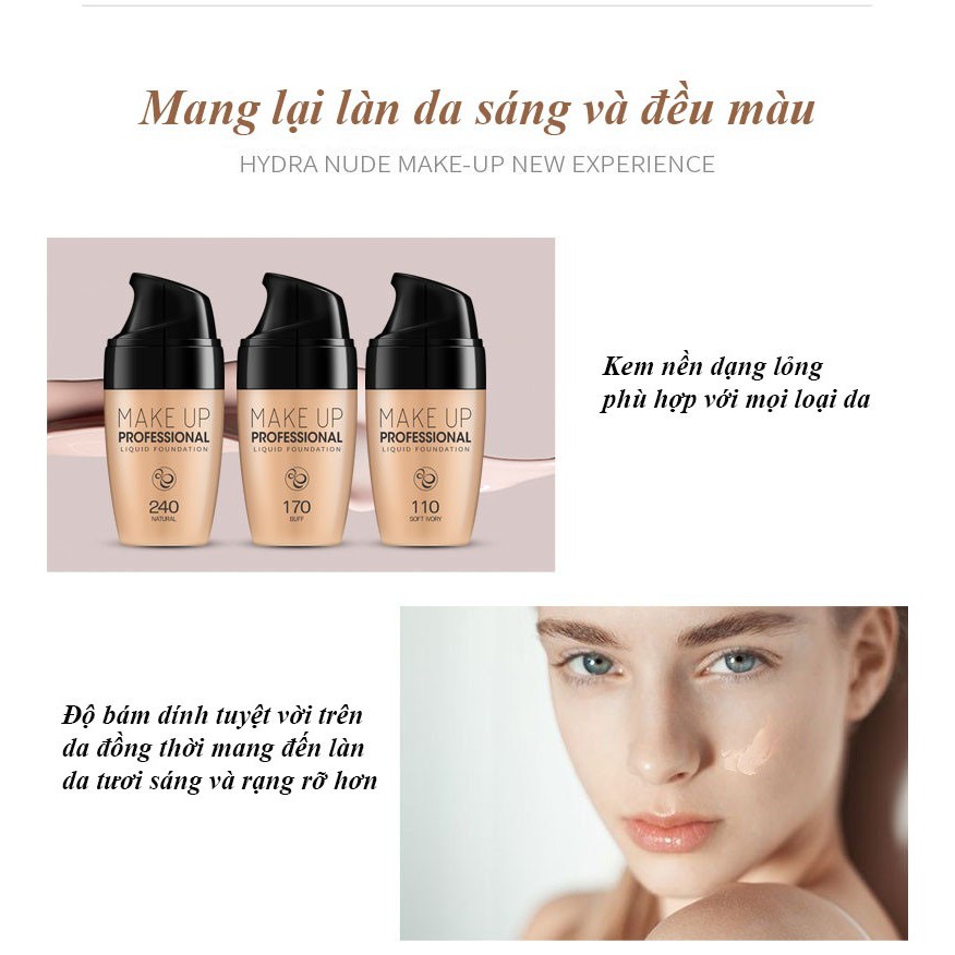 Kem nền che phủ hoàn hảo LAIKOU kem nền kiềm dầu lâu trôi foundation 30ml GT-KN01