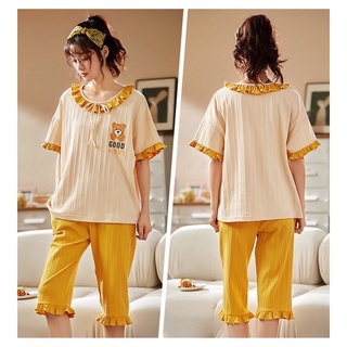 Bộ quần áo lửng mặc nhà ngủ big size 75-85kg
