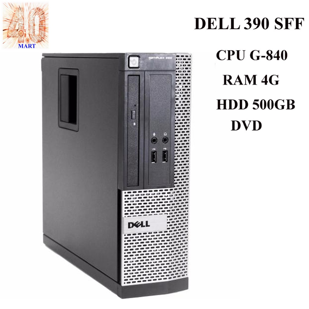 Máy tính đồng bộ Dell Optiplex 390 SFF văn phòng - Dell 390 G840,I3-2120,I5-2400