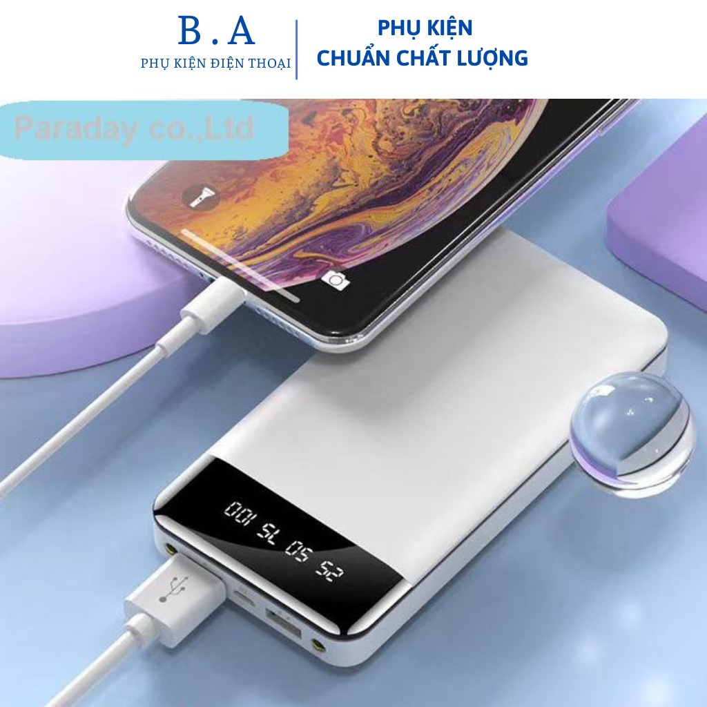 Sạc dự phòng siêu nhanh chính hãng Power bank - 20000 mah - dành cho iPhone Huawei Samsung Xiaomi Oppo (bảo hành 3 tháng