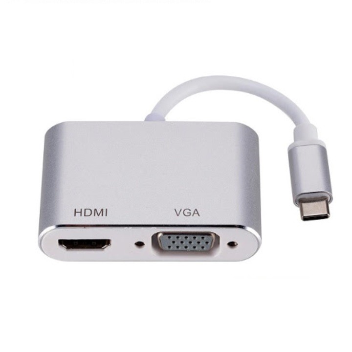 Cáp chuyển đổi USB Type C sang HDMI và VGA