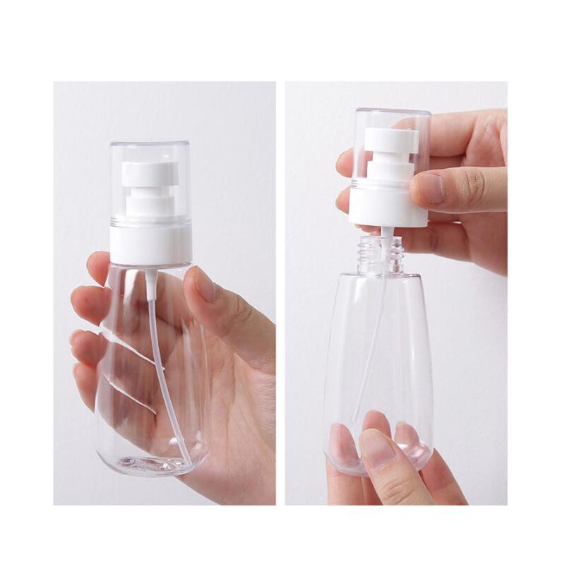 Chai chiết mini 30ml/60ml dạng xịt trong suốt dễ làm sạch và mang theo khi du lịch