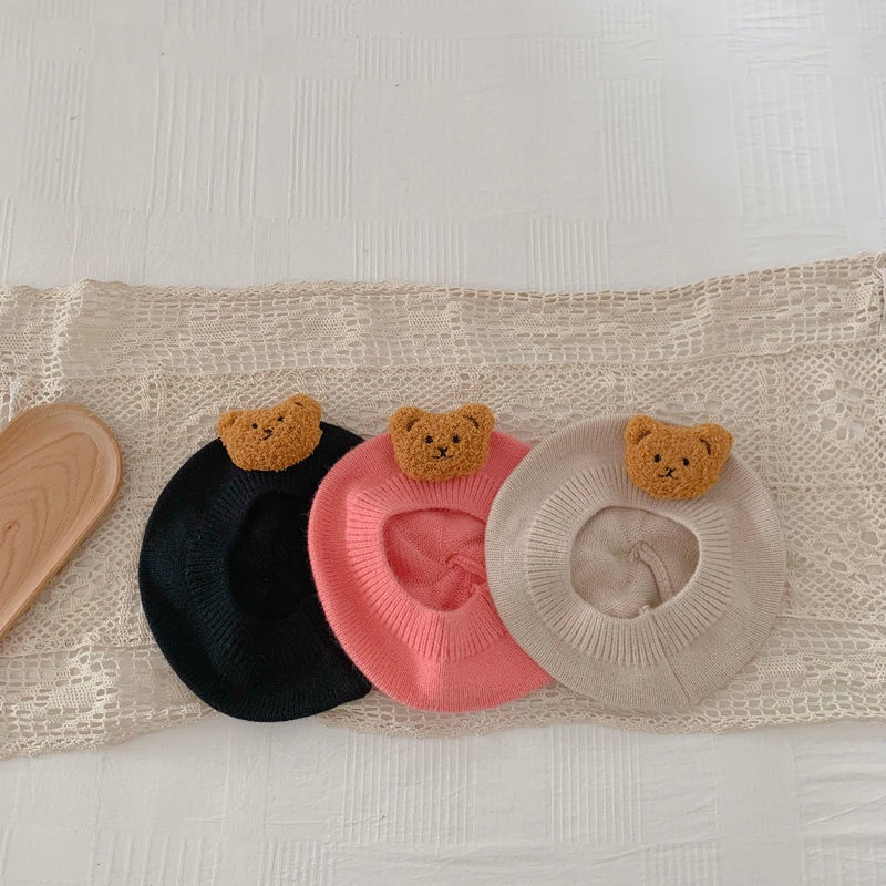 Mũ Beret Dệt Kim Màu Sắc Kẹo Ngọt Phong Cách Hàn Quốc Dễ Phối Đồ Thời Trang Xuân Thu Cho Nam Và Nữ