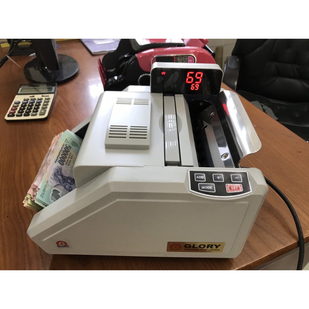 Máy Đếm Tiền GLORY 5600C - Hàng Chính Hãng