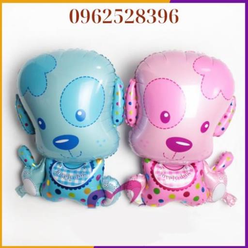 Set bong bóng Heo❤️ Chó❤️sinh nhật thôi nôi bé tuổi Heo con❤️ Chó con