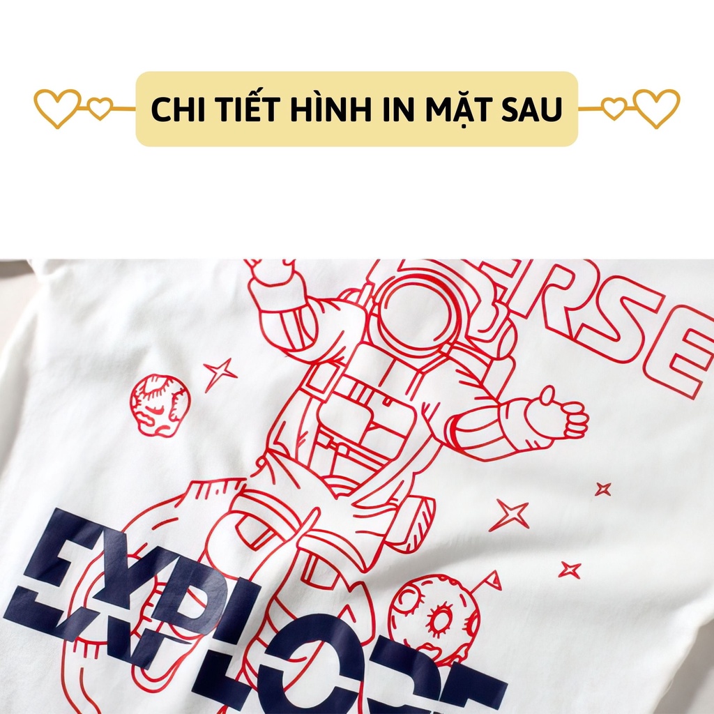 Áo thun dài tay bé trai 27Kids AKL Aowkulae áo thu đông nam size đại 100% Cotton cho trẻ từ 4-14 tuổi  BLTS10