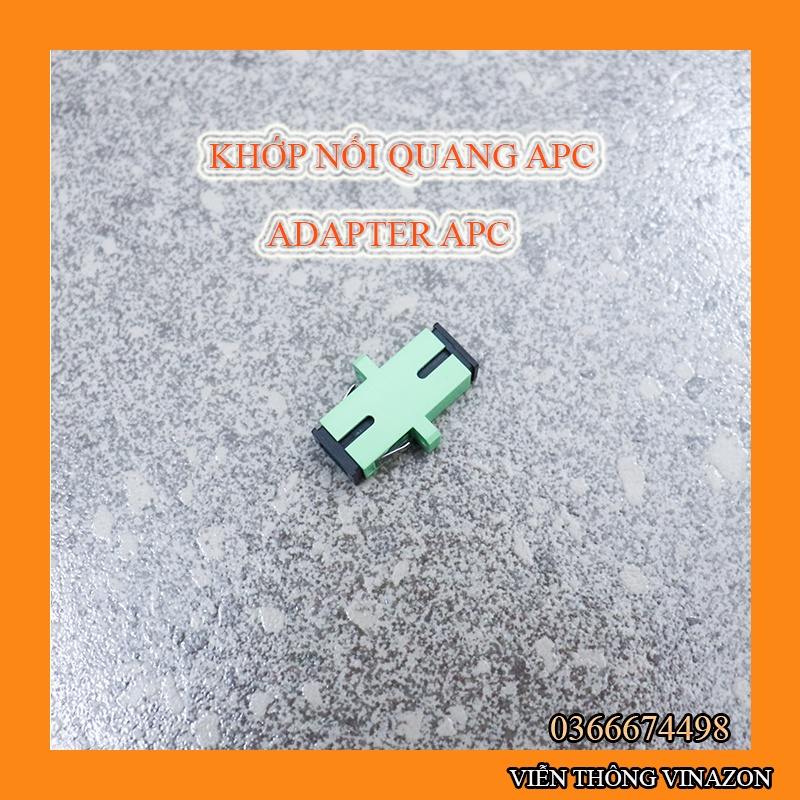 100 Khớp Nối Đầu Sợi Quang Coupler SC-SC APC Đơn
