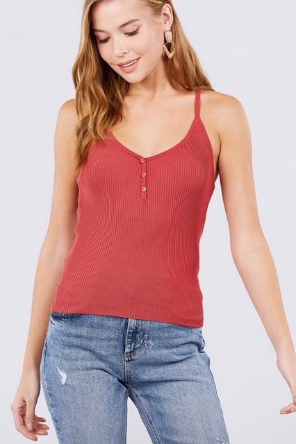 Áo Dây Phối Nút Thun Gân ACTIVE USA