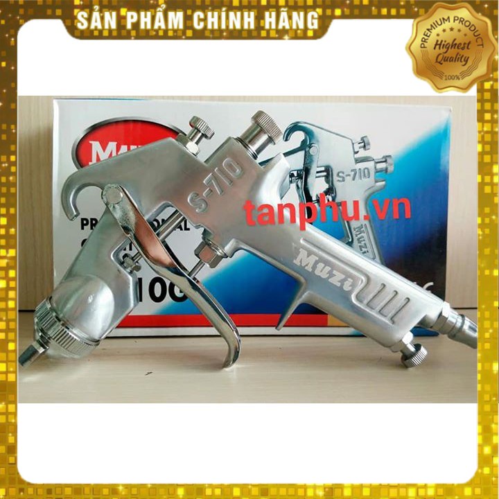 SÚNG PHUN SƠN MUZI S710- ĐẦU PHUN 1.3 CAO CẤP