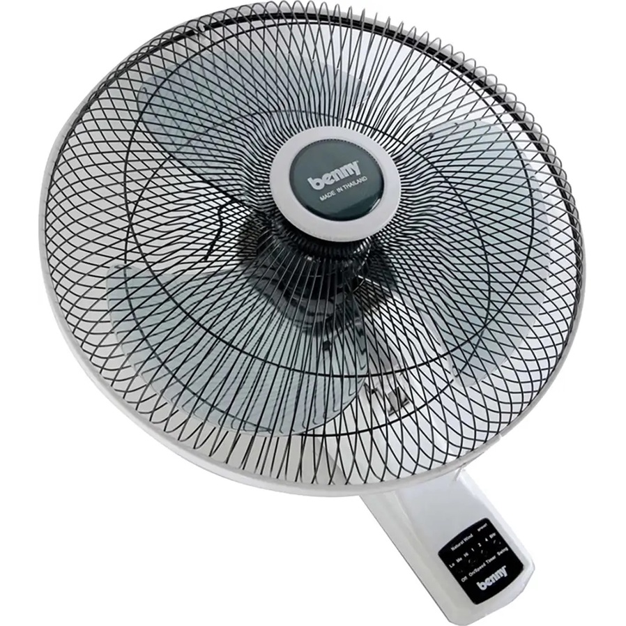 Quạt Treo Tường Benny BFW-48T Có Remote - Màu Trắng - Hàng Chính Hãng - BFW48T / 50W / Cánh 40cm