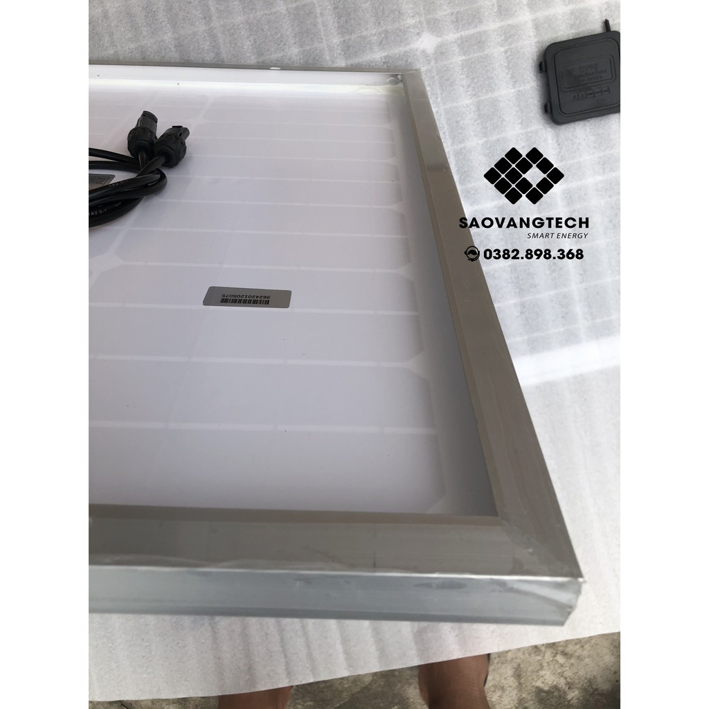 TẤM PIN NĂNG LƯỢNG MẶT TRỜI 40W MONO +TẶNG JACK MC4
