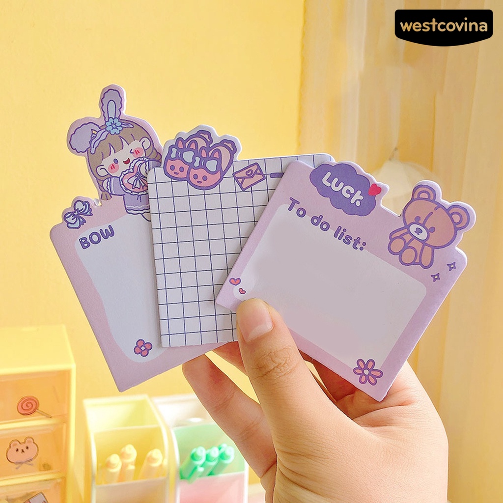 [Hot]✍Set 36 Tờ Giấy Dính Nhiều Lớp Siêu Nhẹ Đáng Yêu Dành Cho Văn Phòng Học Sinh